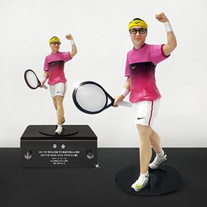 3D 테니스피규어 테니스트로피 테니스상패 스포츠트로피제작케이스타피규어